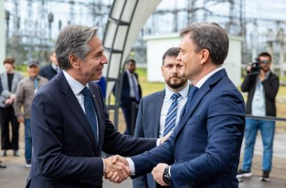 Prim-ministrul Dorin Recean, în discuții cu secretarul de stat al SUA, Antony Blinken: „Republica Moldova și Statele Unite cooperează pentru a livra ceea ce contează cel mai mult pentru cetățeni - pace și bunăstare”