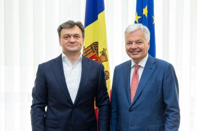 Prim-ministrul Dorin Recean a avut o întrevedere cu Didier Reynders